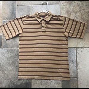 Skateboarder Tony Hawk striped polo - 18-20 boys or xs/s adult